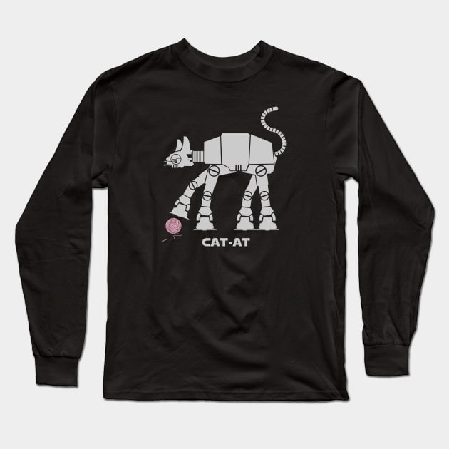 CAT-AT Long Sleeve T-Shirt by ROBZILLA